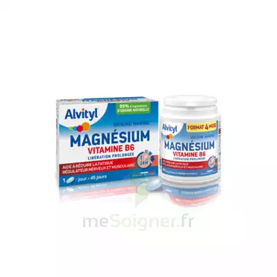 Alvityl Magnésium Vitamine B6 Libération Prolongée Comprimés Lp B/45 à Angers